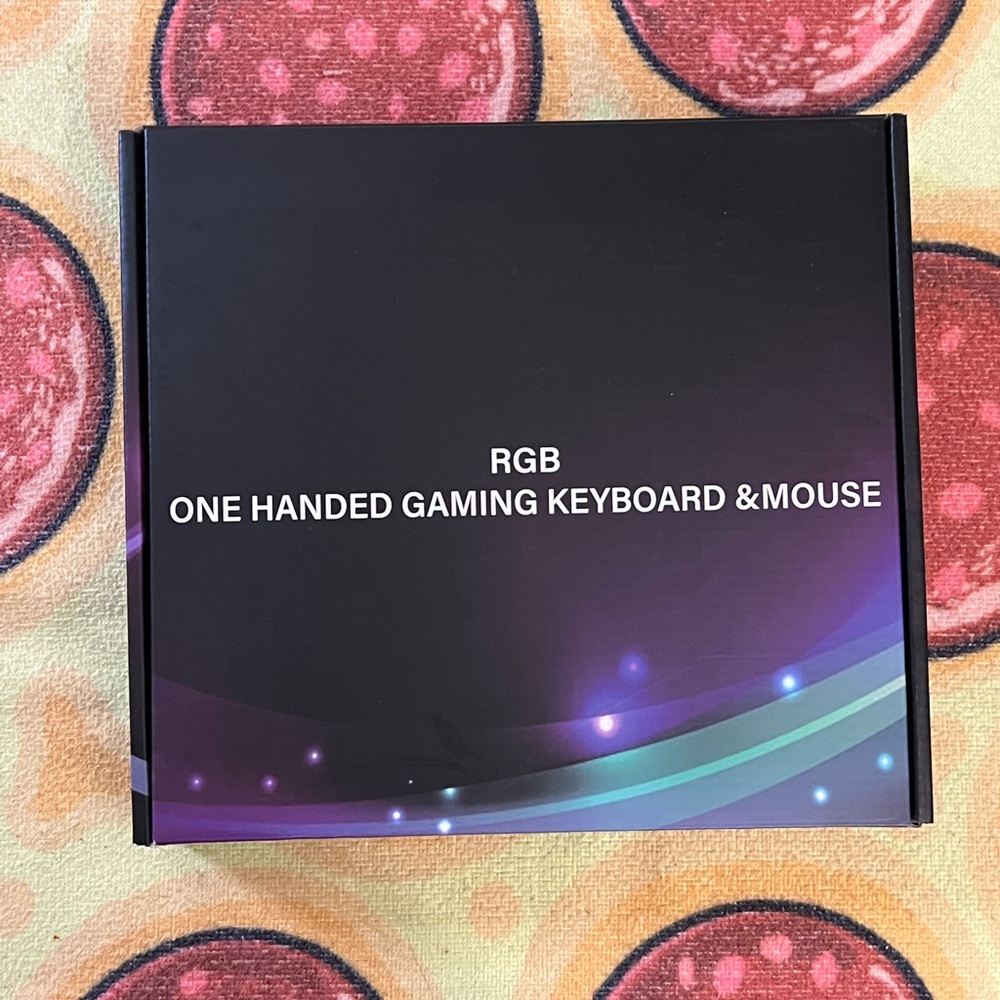 RGB One-Handed Gaming Keyboard & Mouse
